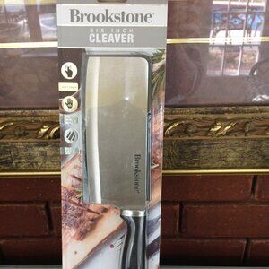 Brookstone 6" Cleaver & Sheath